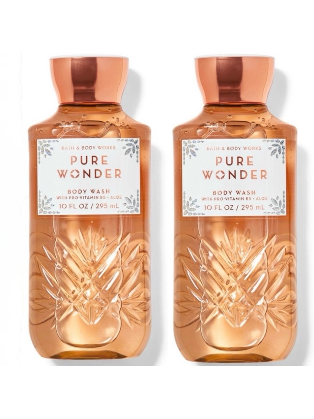Bath & Body Works Pure Wonder Body Wash 2 - 10oz Bottles